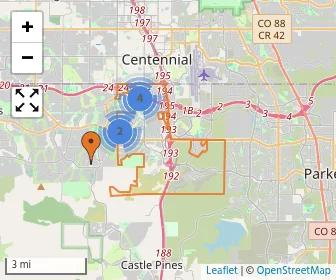 Area schools map